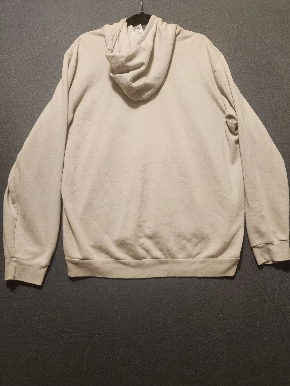 Adidas Hoodie Men XL Beige One Big Pocket Pullover